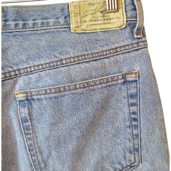 Vintage Bass Pro Redhead Light Wash Straight Leg Jeans Size 34x34 - Picture 5 of 6